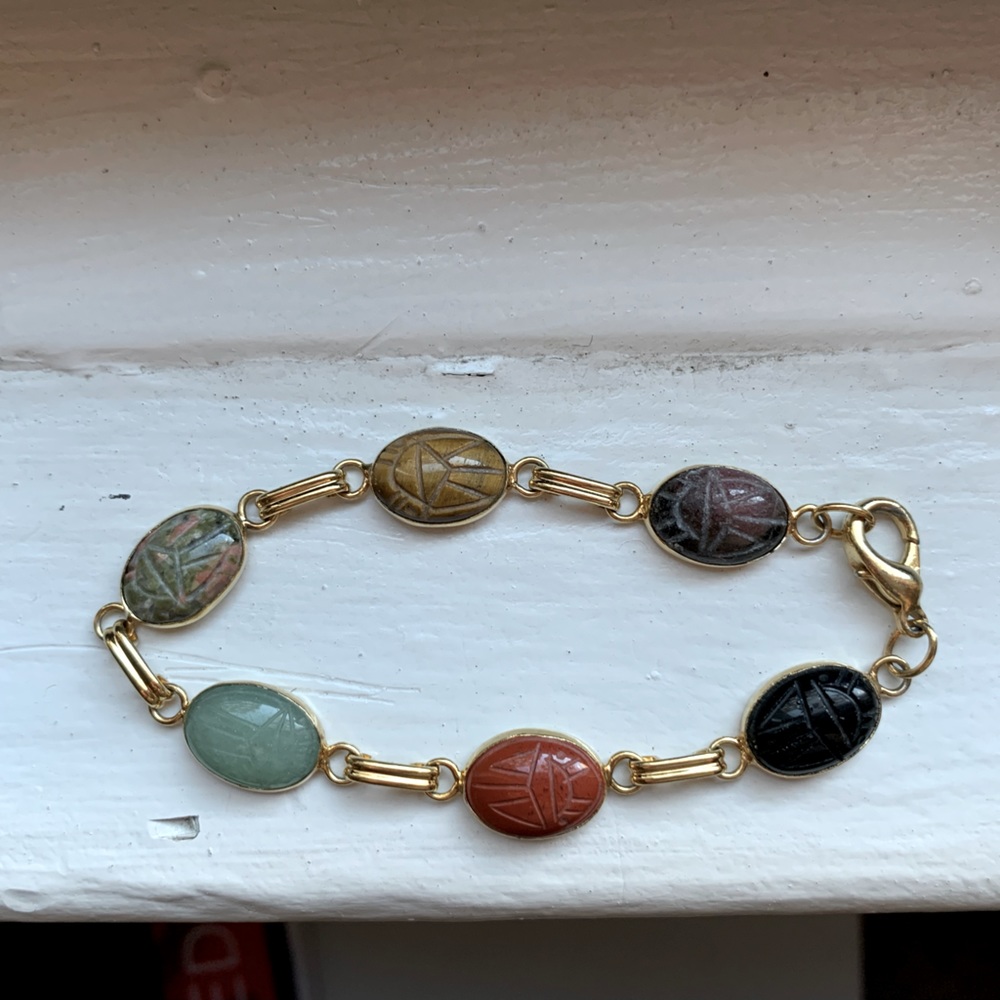 Scarab Beetle bracelet.